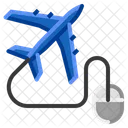 Airplane Travel Concept Icon