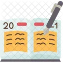 Planejador Livro Calendarios Icon