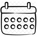 Planejador Do Ano Calendario Programacao Icon