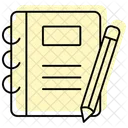 Homework Planner Color Shadow Thinline Icon Ícone