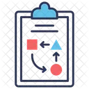 Planejamento Projeto Fluxo De Trabalho Ícone