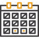 Calendario Com Data Do Evento Planejamento De Eventos Programacao Ícone
