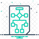 Planejamento De Fluxo De Trabalho Fluxo De Trabalho Planejamento Ícone