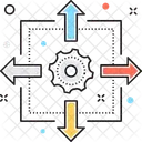 Fluxo De Trabalho Planejamento Plano Icon