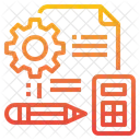 Plano Calculadora Gerenciamento Ícone