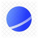 Planet Asteroid Space Icon
