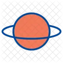 Planet Saturn Space Icon