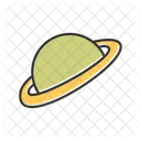 Planet Astronomy Galaxy Icon