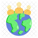 Planet Earth Global Icon