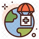 Planet Charity Air Balloon Planet Icon