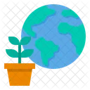 Planet Earth Ecology Environment Icon