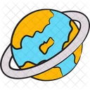 Space Earth Astronomy Icon