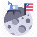 Planet Universum Raumschiff Symbol
