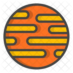 Planet mars  Icon