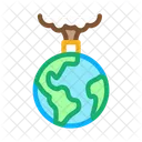 Planet Pollution  Icon