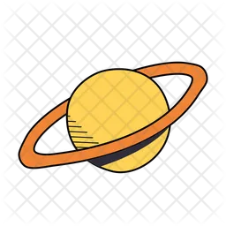 Planet saturn  Icon