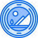 Planet Stamp  Icon