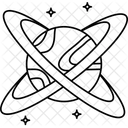 Planeta Satelite Sistema Solar Ícone