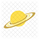 Saturno Planeta Anillos Icono