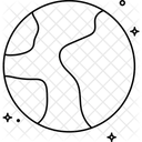 Planeta Satelite Sistema Solar Ícone