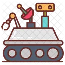 Planetary Rovers Craft Alien Voyager Icon