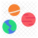 Planets Space Solar System Icon