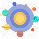 Planets in solar system  Icon