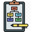 Planificacion Estrategia Gestion De Productos Icono