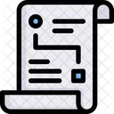 Planificacion Estrategia Documento Icono