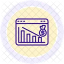 Finanzas Planificacion Dinero Icono