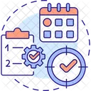 Operativo Negocio Plan Icon