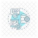 Erp Desarrollo Planificacion Icono