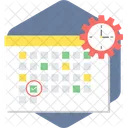 Horario Fecha Calendario Icono