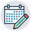 Calendario Tiempo Marco Icono