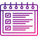 Planificador Calendario Fecha Icono