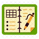 Planificador Libro Agenda Icono
