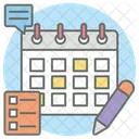 Planificador Recordatorio Agenda Icono