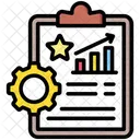 Planification Statistiques Reputation Icône