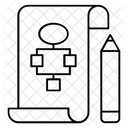 Planification Organigramme Diagramme Icône