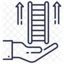 Avancement De Carriere Developpement De Carriere Echelle De Reussite Icône