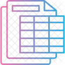 Planilha Tabela Arquivo Ícone