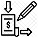 Planilha de planejamento de dinheiro  Ícone