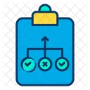 Planing Hierarchy Decision Making Icon