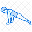 Plank position  Icon