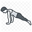 Plank position  Icon