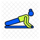 Planke Fitness Training Symbol