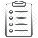 Einkaufsliste Aufgabenliste Checkliste Icon
