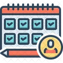 Planner Agenda Calendar Icon