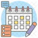 Planner Reminder Daybook Icon