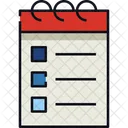 Calendar Date Note Icon